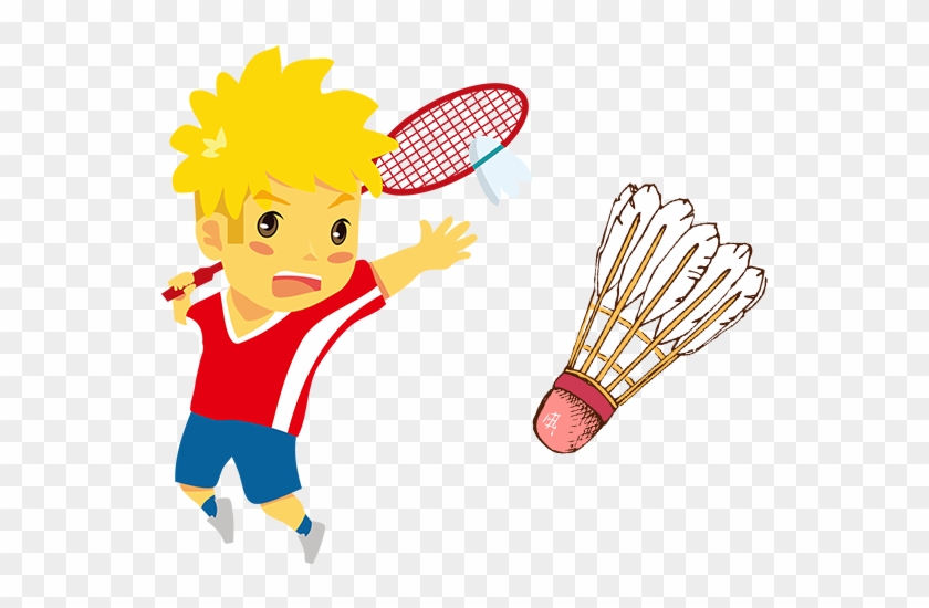 Badminton Cartoon Clip Art - Badminton Cartoon #879873