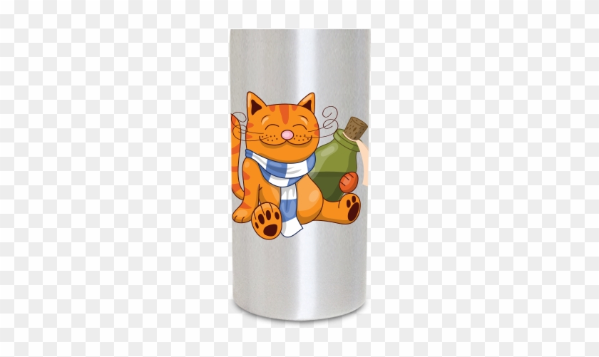 Smile Across 600ml Silver Sipper Smile Across 600ml - Cartoon #879900