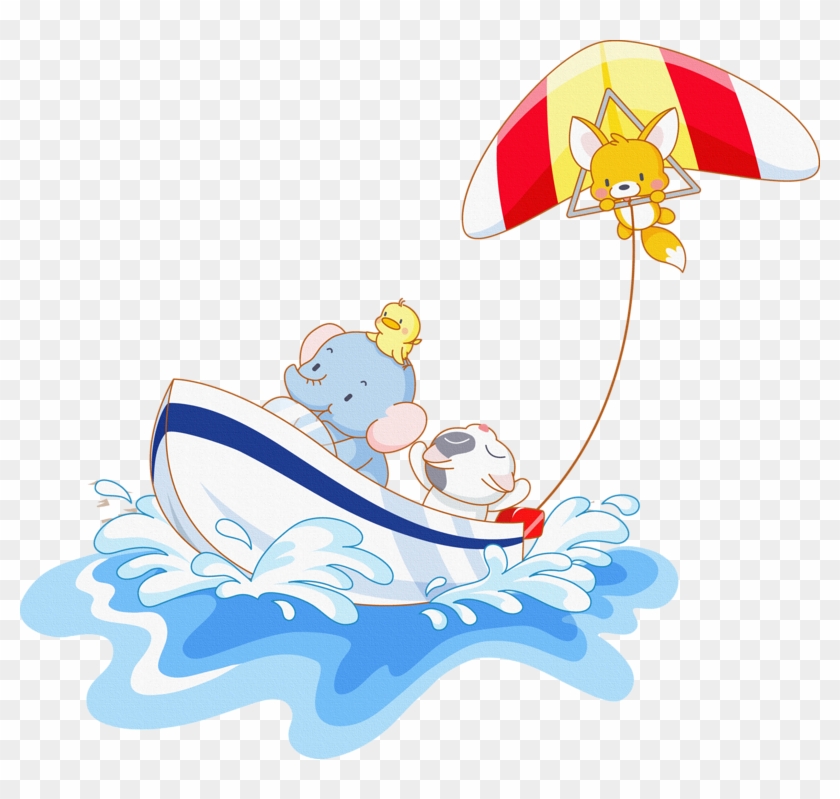 Cartoon Animal Cuteness Clip Art - Con Thuyền Hoạt Hình #879917