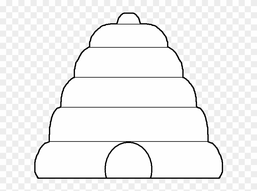 Beehive Clipart - White #879990