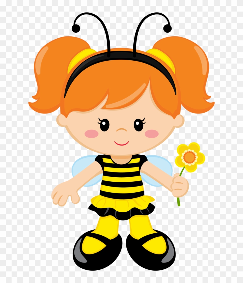 Clip Art, Bee Theme, Cartoon Images, Clipart Images, - Menina Abelhinha #879995