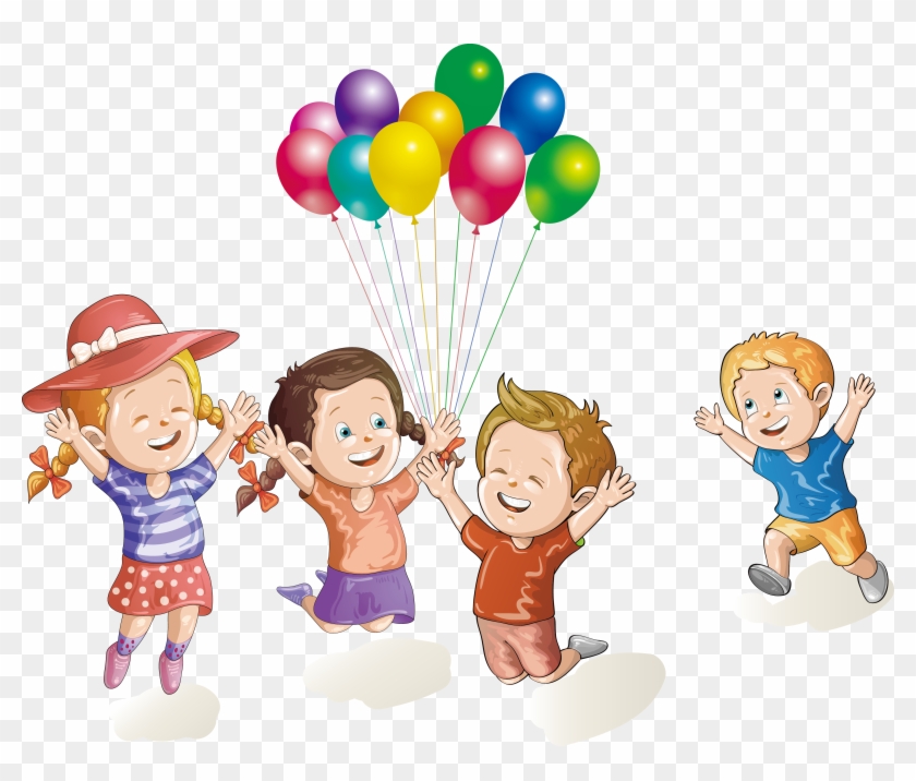 Welcome New Teacher - Children With Balloons #880100