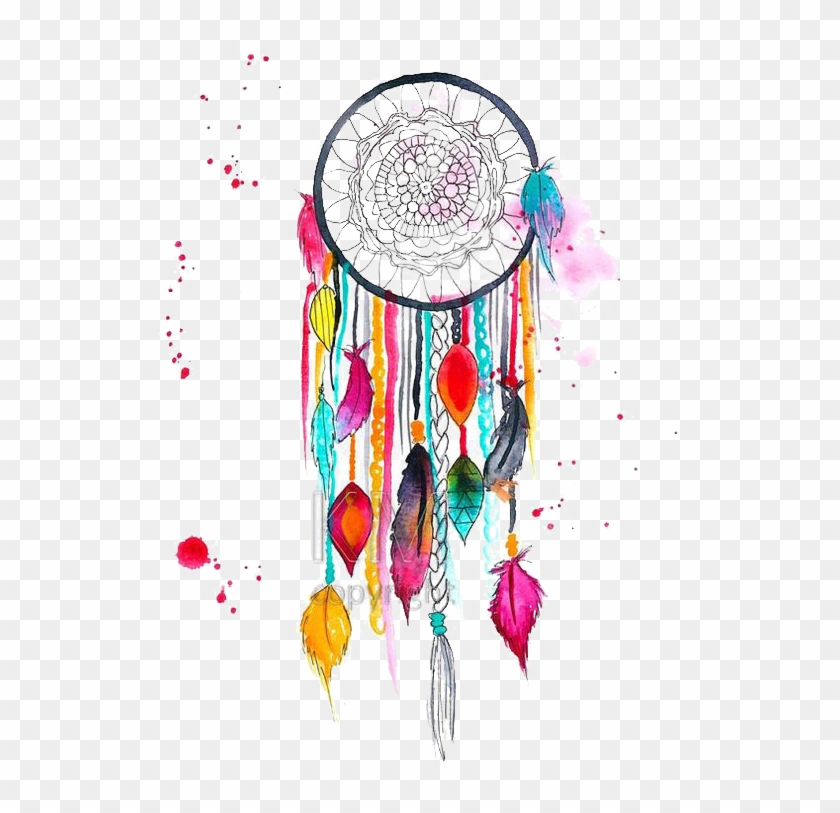 Dreamcatcher Art Watercolor Painting Drawing - Dream Catcher Clipart #880106