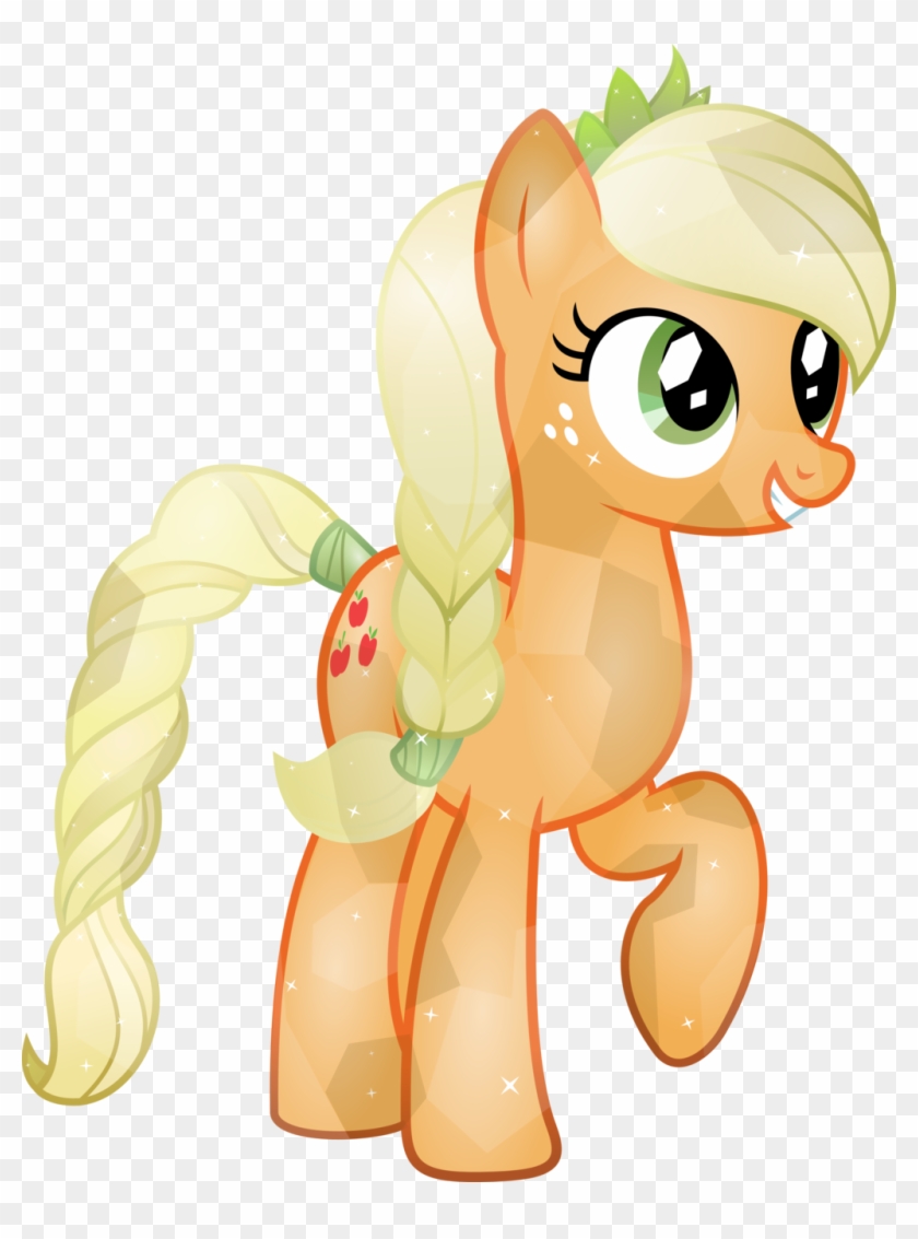 Crystal Mlp Vector - My Little Pony Crystal Applejack #880231