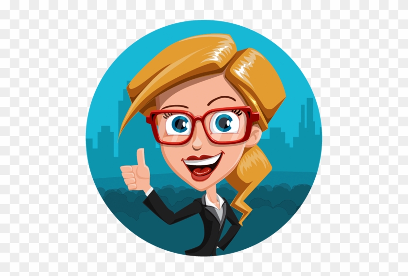 Colonicswirrallogo - Office Woman Cartoon Png #880238