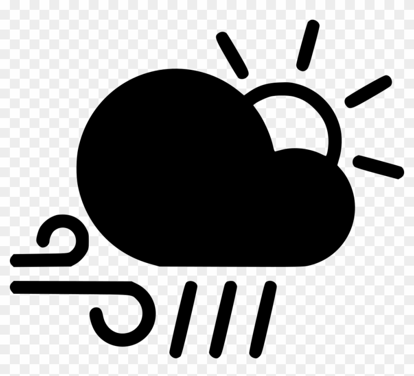 Day Wind Cloud Rain Sun Svg Png Icon Free Download - Cloud #880274