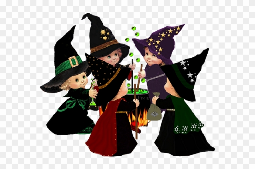 Codes For Insertion - Cute Halloween Witch Cartoon - Free Transparent PNG  Clipart Images Download