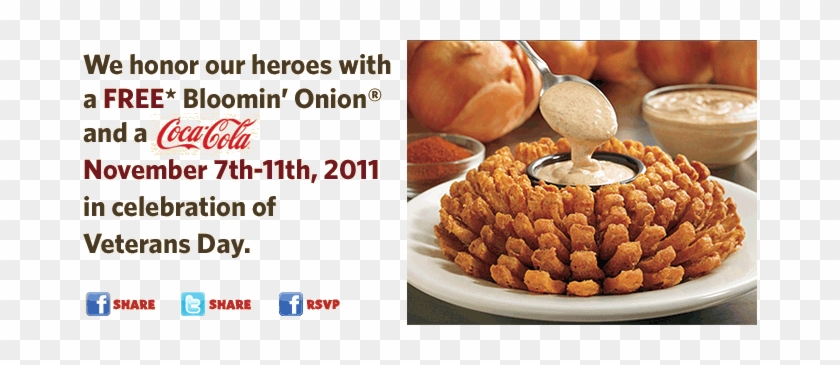 Outback Steakhouse Gives Veterans & Active Military - Gluten Free Bloomin Onion #880371