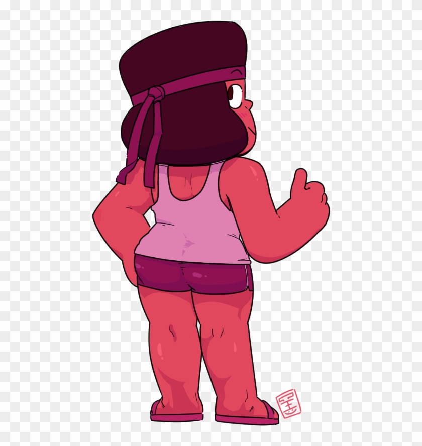 Drawing This Made Me Think About Ruby Wearing Non - Steven Universe Ruby Drawing #880399