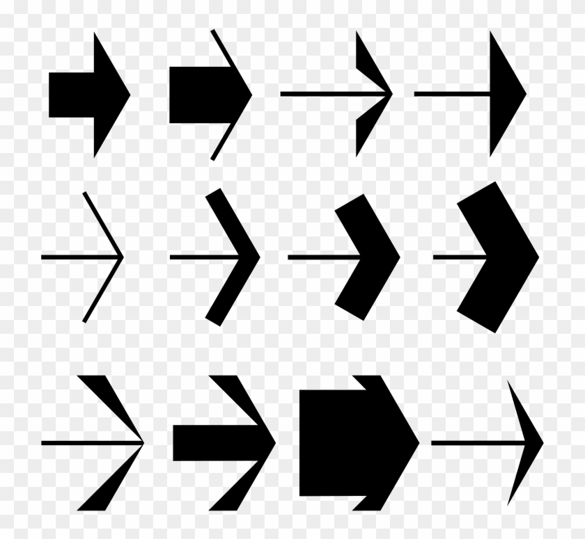 Free 120 Degree Arrows - Illustration #880420