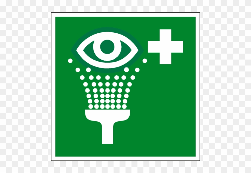 Eyewash Station Symbol Sign - First Aid Eye Wash Sign 200 X 200 Rigid #880478