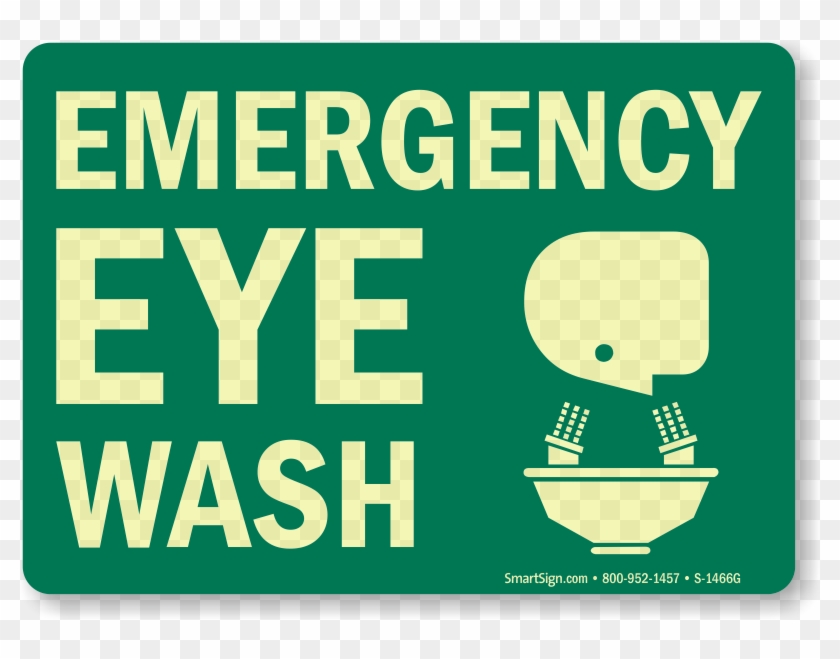 Emergency Eye Wash Sign - Printable Eye Wash Station Sign #880481