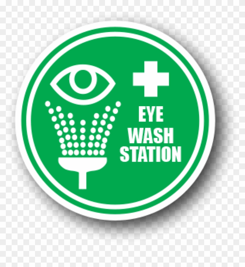 Eye Wash Symbol Download - Eye Wash Station Safety Sign #880502