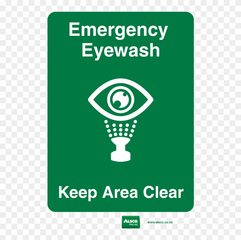 View Large Version - Emergency Eye Wash Station Sign Pdf #880508