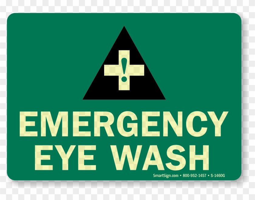 Emergency Eye Wash Sign - Eye Wash Kit Sign #880514