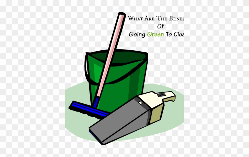 What Are The Benefits Of Going Green To Clean - Cleaning Supplies Clip Art #880724
