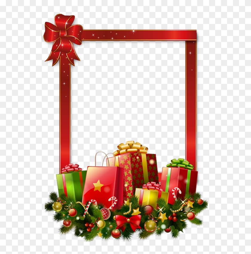 Regalos Navideños - Christmas Frame Design Png #880739