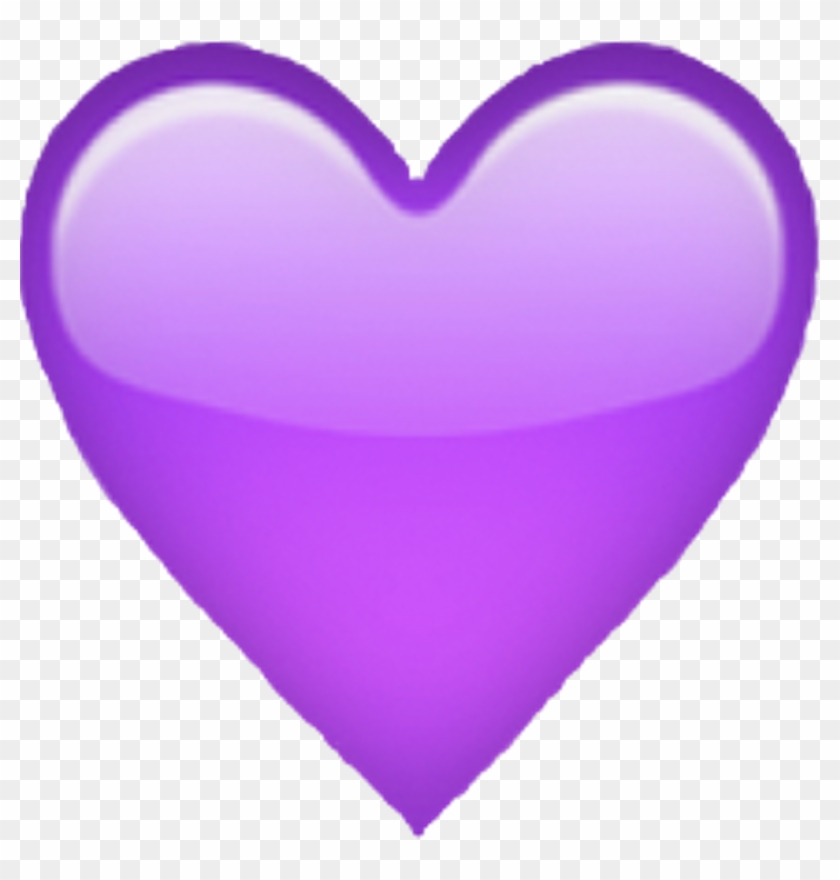 Queen Purple Heart Emoji Purpleheart Purpleheartemoji - Iphone Heart Emoji Png #880742