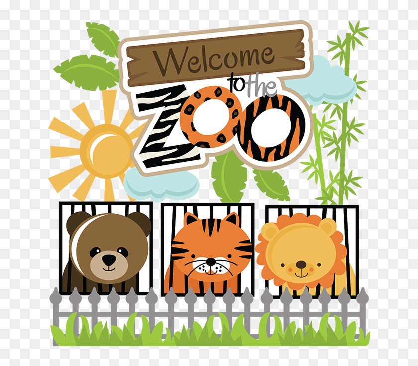 Zoo Clipart Lion Tiger - Welcome To The Zoo #880746