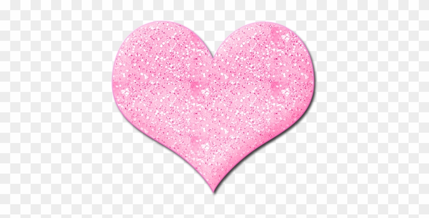 Glitter Heart Cliparts - Sparkle Glitter Heart Png #880783