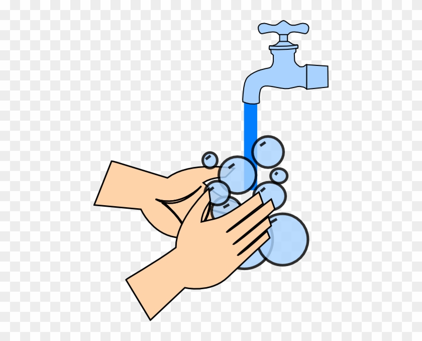 Washing Hands Clip Art At Clker Com Vector Clip Art - Hand Washing #880794