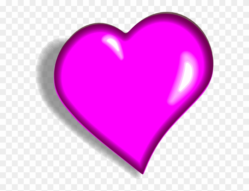 Hot Pink Heart Png #880805