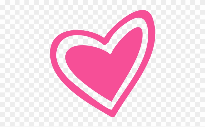 Pink Heart Icon Png #880809