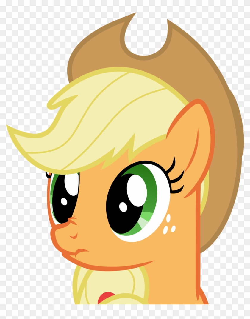 Applejack Angry Vector Applejack Angry Face Applejack - Mlp Applejack Gif #880862