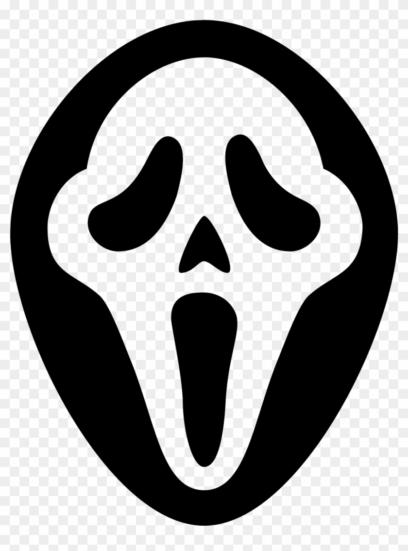 The Icon Is Depicting An Image Of A Mask Popularized - Scream Icon #880872