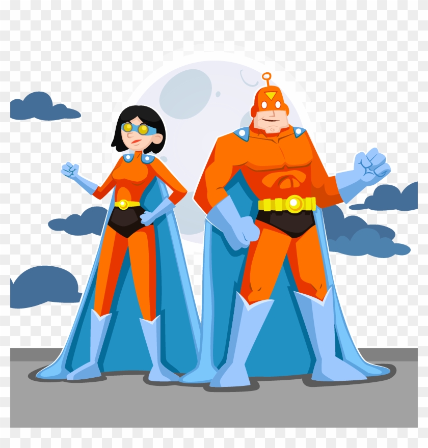 Clark Kent Diana Prince Superhero Cartoon - Superhero #880955