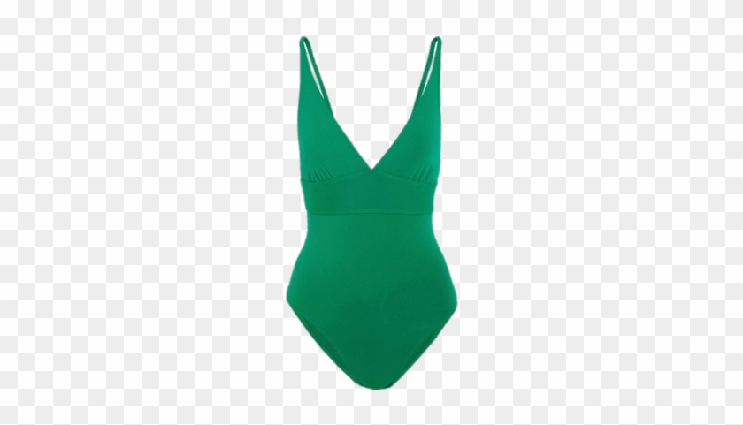 Green Swimming Suit - Active Tank #881051