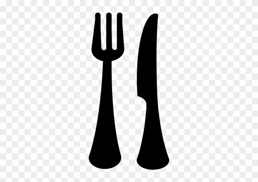Knife And Fork Icon - Fork And Knife Vector #881074