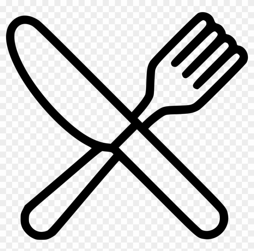 Fork Knife Food Restaurant Lunch Cutlery Comments - Imagen De Cubiertos Para Colorear #881117