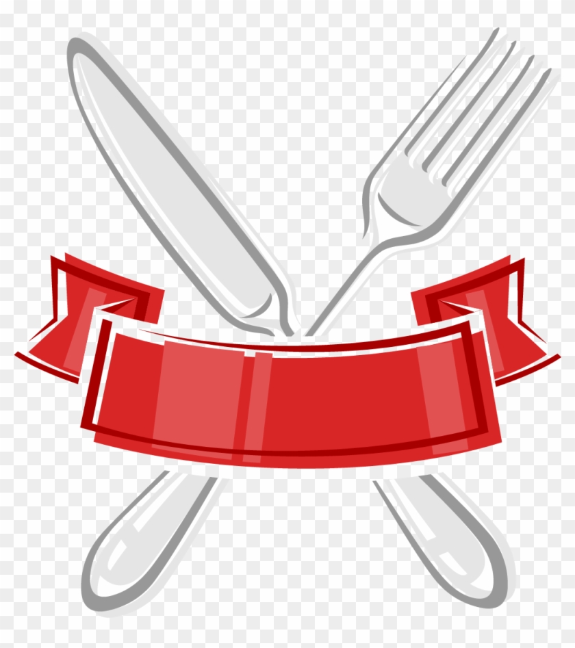 Knife Fork Red - Garfo E Faca Vermelho Png #881134