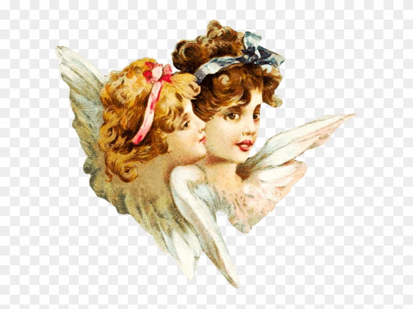 Victorian Smiling Angels Png - Victorian Angel Png #881156