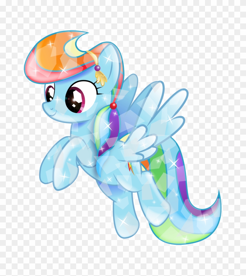 Infinitewarlock Crystal Rainbow Dash By Infinitewarlock - My Little Pony Crystal Rainbow Dash #881180