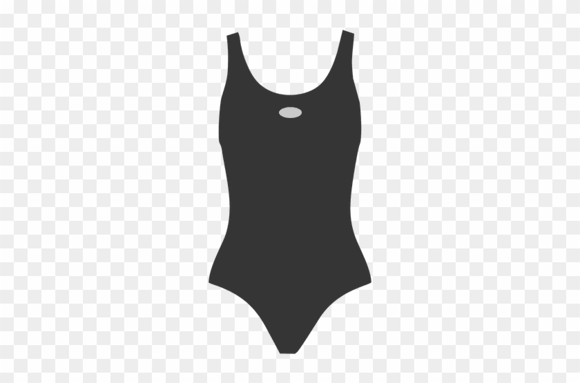 Black Ladies Swimsuit - Traje De Baño Png #881200