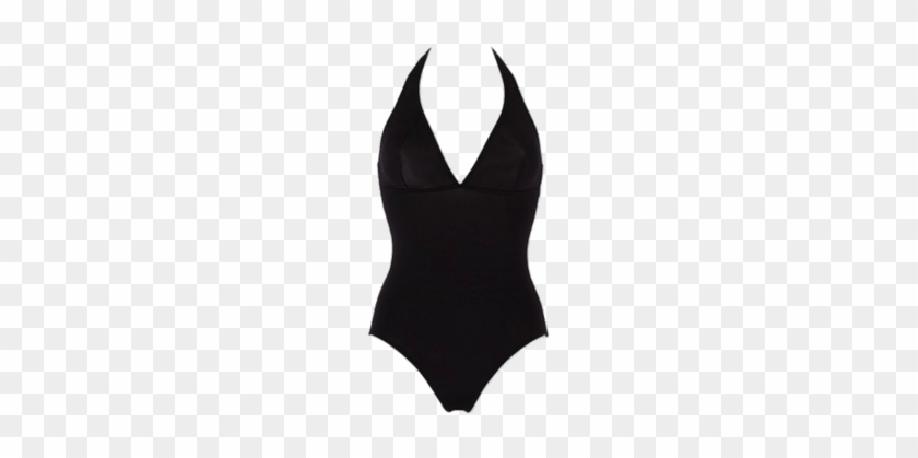 Black Swimming Suit Low Clevage - Body Preto Decotado #881207