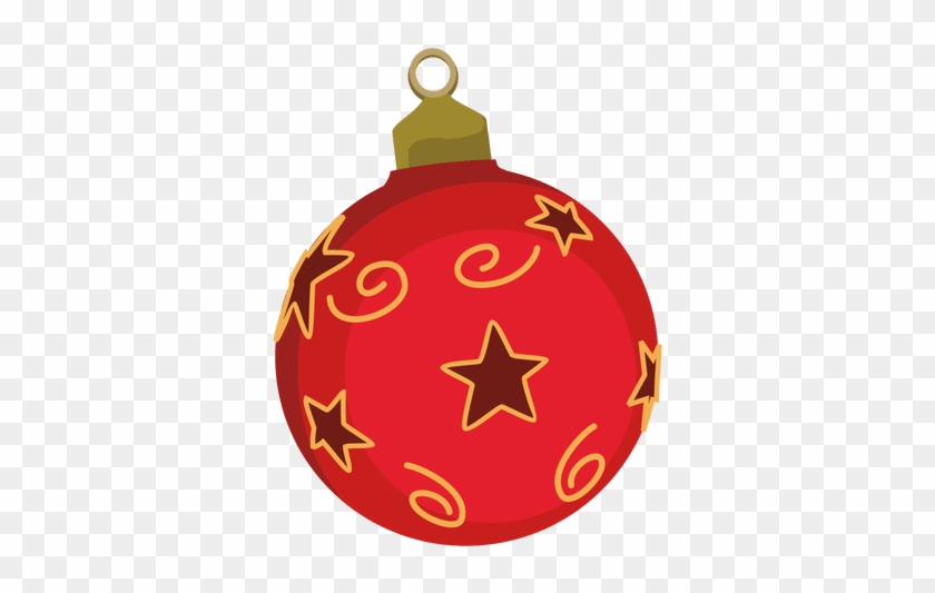 Red Christmas Bauble Cartoon Transparent Png - Christmas Bauble Cartoon #881221