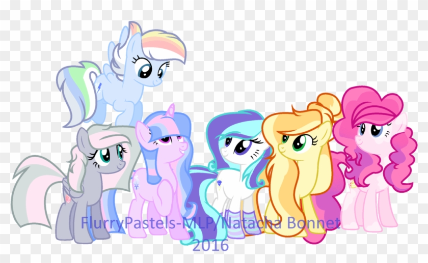 Ng Mane 6 By Flurrypastels Mlp-da8cct4 - Mlp Made Up Mane 6 #881346