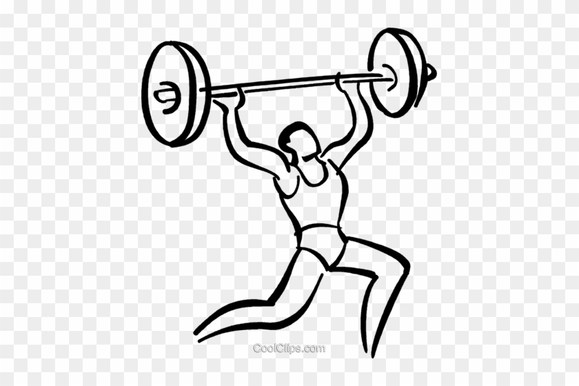 Weight Lifter - Line Art #881384