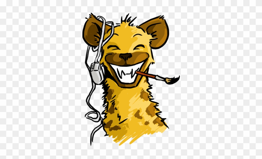 Hyena Raven Logo Raven Hyena - Logo Hiena #881430