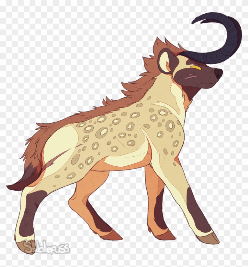 Zuri, Spotted Hyena Deer, Female - Cartoon #881451