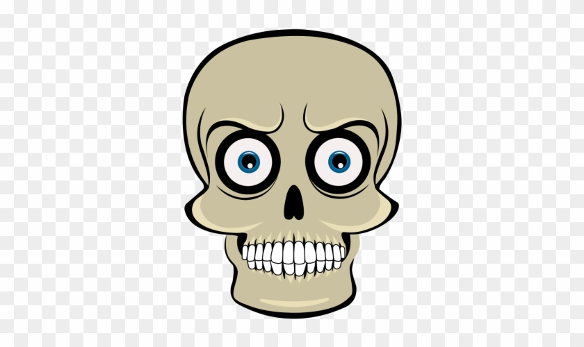 Animated Fun Skull Stickers Halloween Messages Sticker-2 - Skull #881455