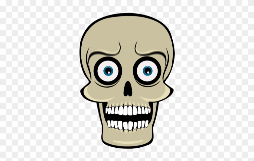 Animated Fun Skull Stickers Halloween Messages Sticker-7 - Skull #881487