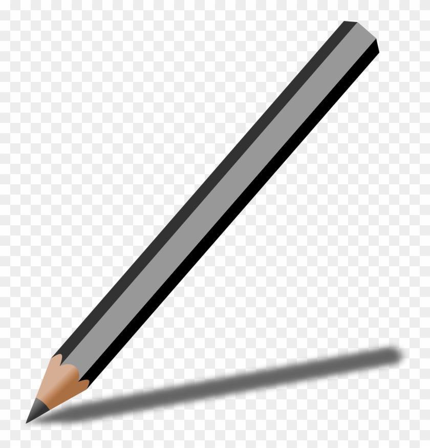 1 - Gray Pencil Clipart #881492