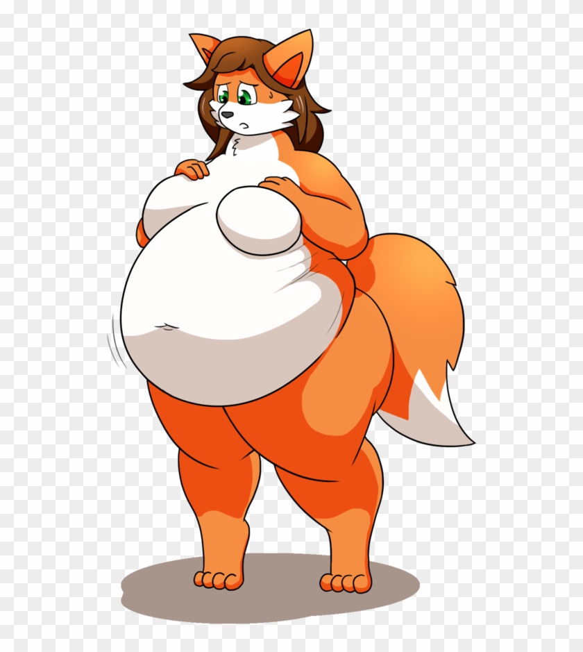 Emily Is Fat By Theguynooneremembers - Fat Cartoon Fox - Free Transparent  PNG Clipart Images Download