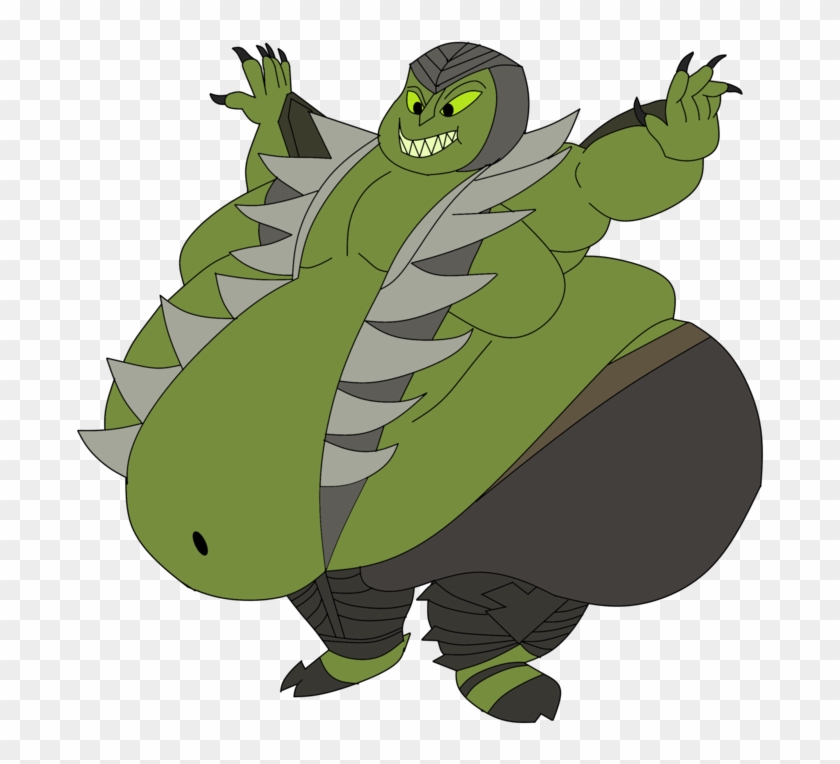 Fat Mkx Reptile By Intrerestofbigness - Fat Reptile Mortal Kombat #881693