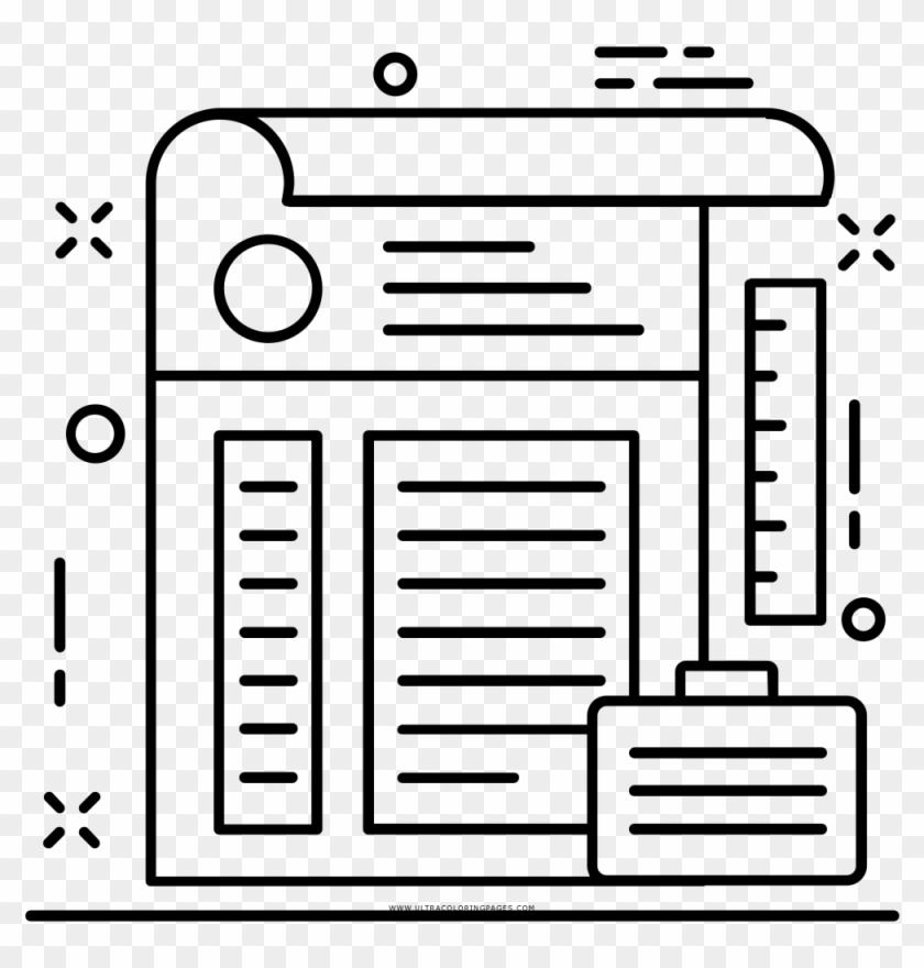 Measurement Coloring Page - Vector Graphics #881736