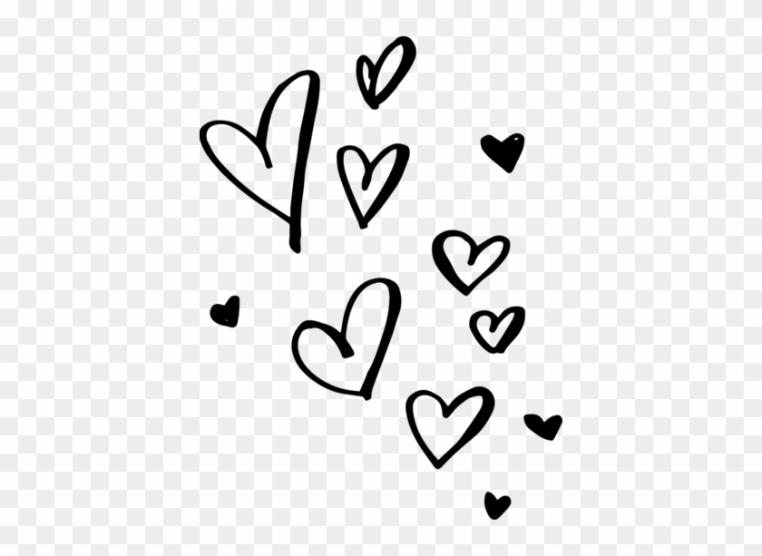 Hearts - Hearts Png Black And White #881860